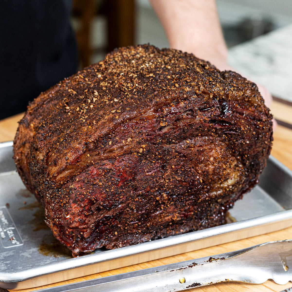Smoked Prime Rib with Chiles and Smoke Cactus Crust Roast Seasoning